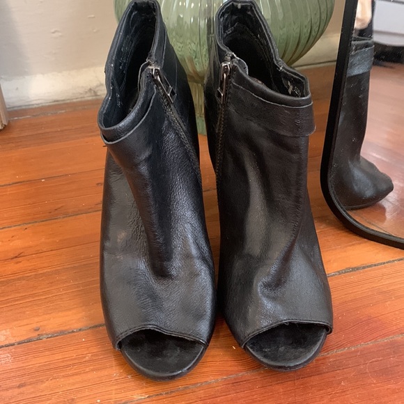 Steve Madden Peep Toe Booties - Picture 2 of 5